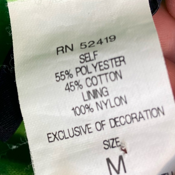 Vintage Y2K Polo Ralph Lauren Lime Green Terry Cloth Halter Dress Size M - Picture 5 of 5